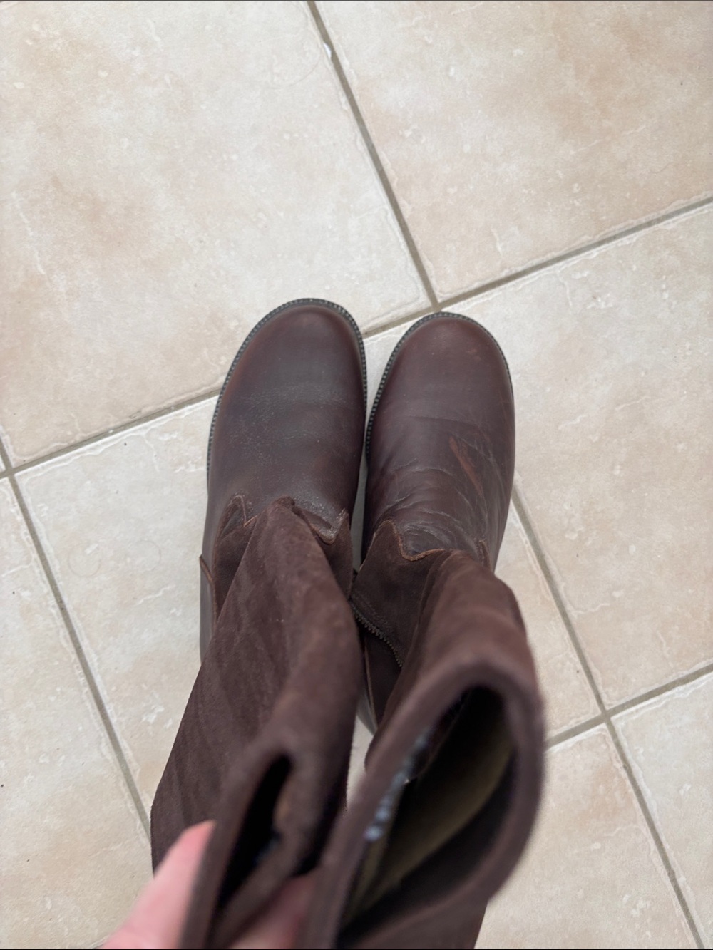 3M Thinsulate Kodiak Brown Women's Heeled Leather Boots